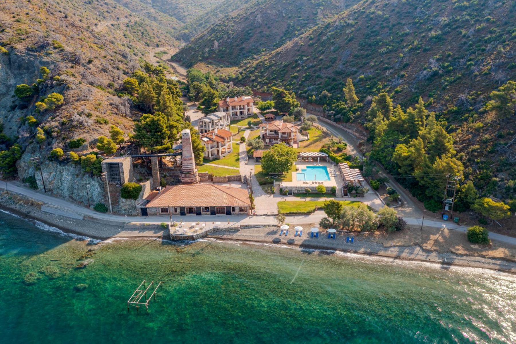Hotel Kaminos Evia Límni Exterior foto