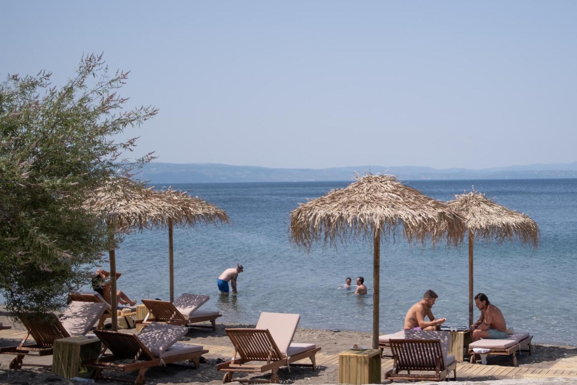 Hotel Kaminos Evia Límni Exterior foto