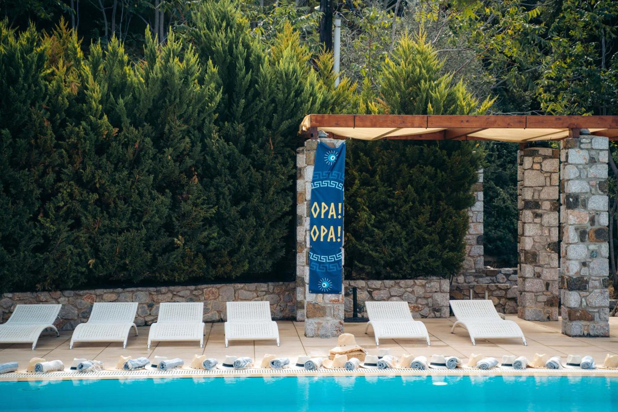 Hotel Kaminos Evia Límni Exterior foto