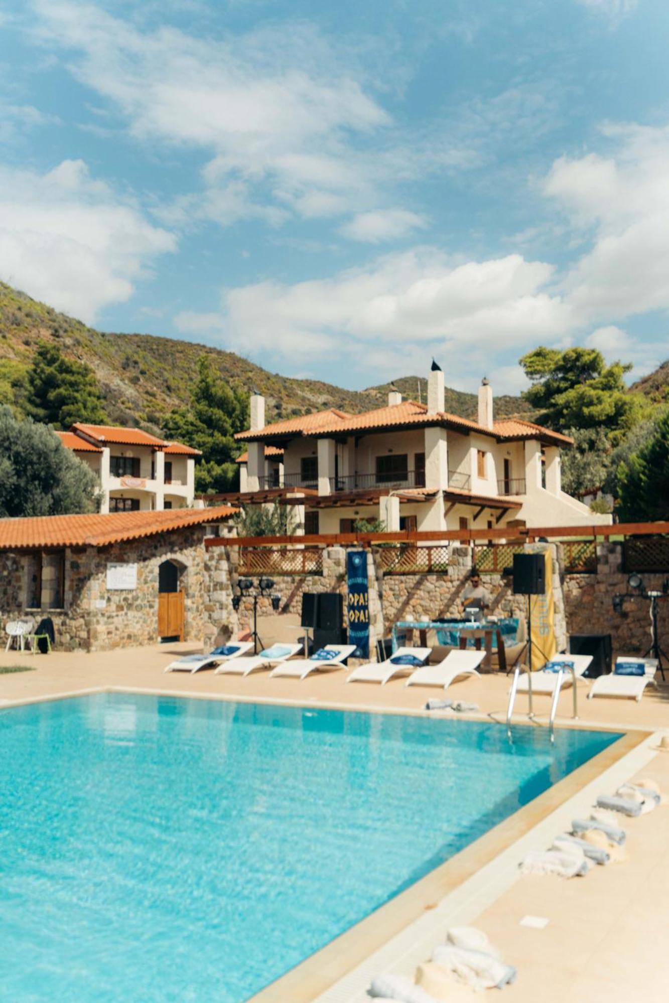 Hotel Kaminos Evia Límni Exterior foto
